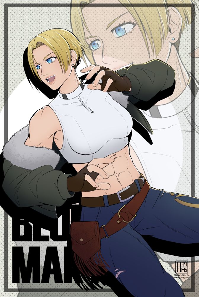 Blue Mary from Fatal Fury City of the Wolves