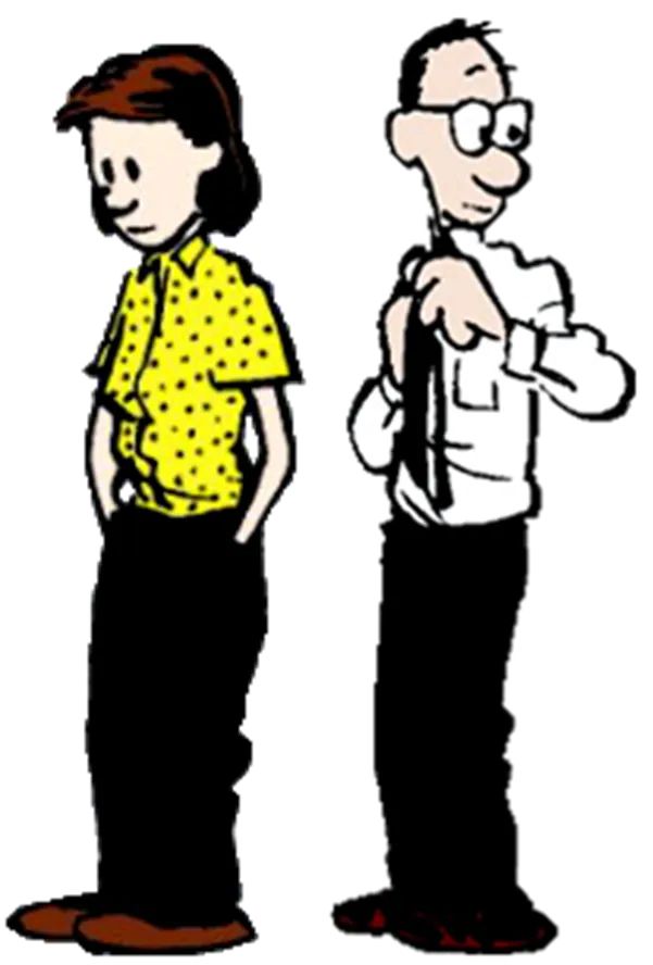 Mom and dad of Calvin 