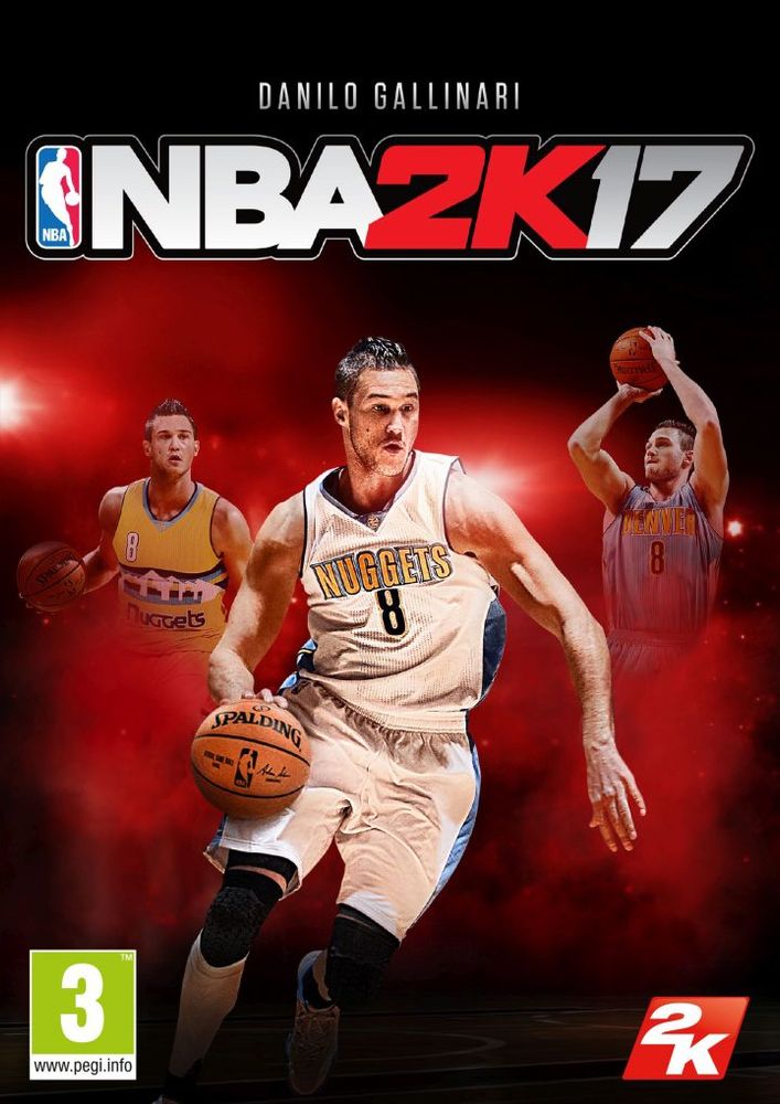 Cover of nba 2K17 with Danilo 