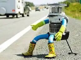 Hitchbot in happier times