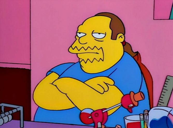 Comic Book Guy from The Simpsons