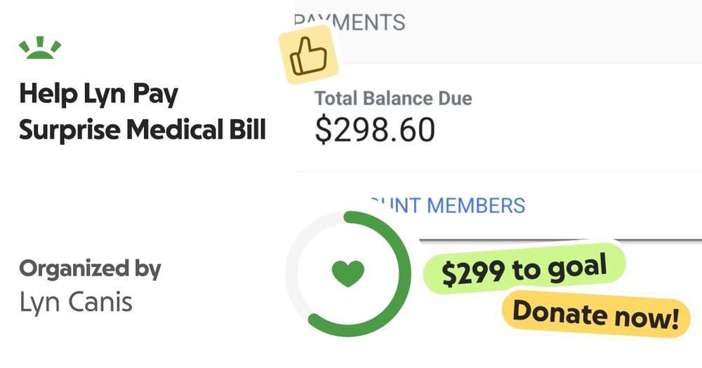 Hi, I'm Lyn, I'm a transfem enby living in Missouri.  I work paycheck to paycheck and sup… Lyn Canis needs your support for Help Lyn Pay Surprise Medical Bill