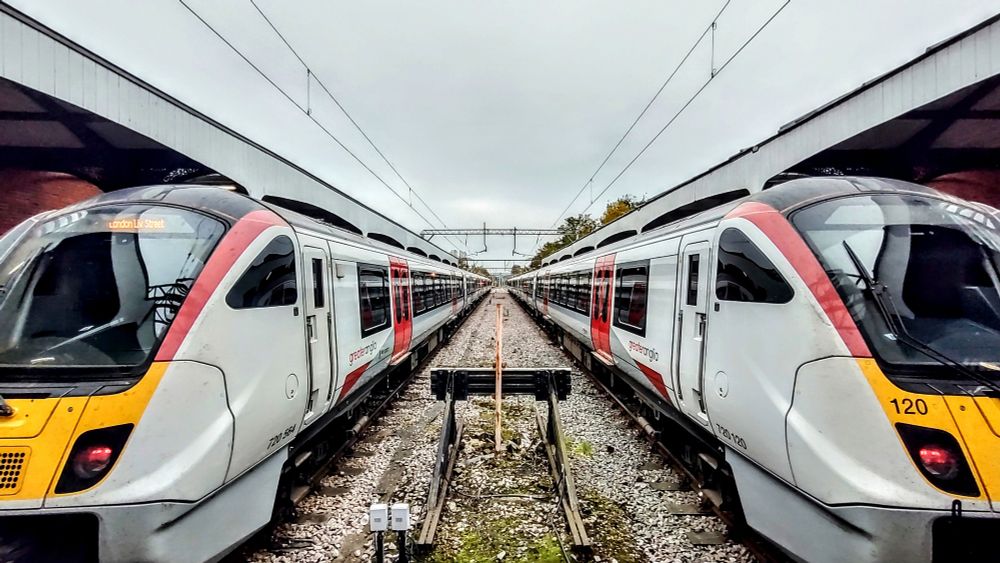 End of the line Hertford East railway station