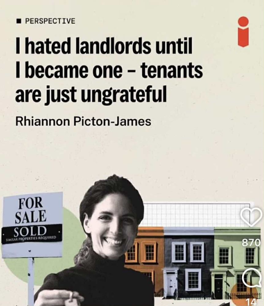 Someone caping for landlords