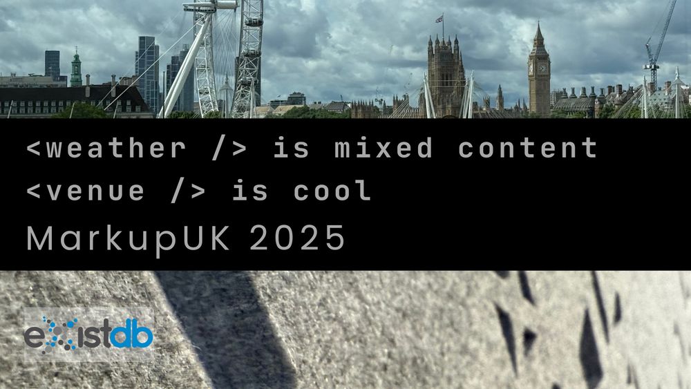 Pictore shows at the top an image of London and at the bottom an image of the venue. In the middle it has the Text: 
<𝗐𝖾𝖺𝗍𝗁𝖾𝗋 /> 𝗂𝗌 𝗆𝗂𝗑𝖾𝖽 𝖼𝗈𝗇𝗍𝖾𝗇𝗍 ☁️
<𝗏𝖾𝗇𝗎𝖾 /> 𝗂𝗌 𝖼𝗈𝗈𝗅 😎
#𝖬𝖺𝗋𝗄𝗎𝗉𝖴𝖪 𝟤𝟢𝟤𝟧

Pictures taken by Juri Leino, Design by Juri Leino and Lars Windauer