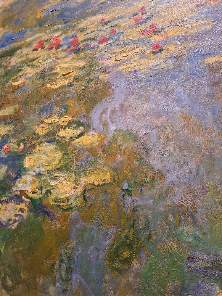 筆のタッチまで見えて楽しい
油絵の具を使ったことがないので塗る感触が想像できない。ただ見惚れるしかできない