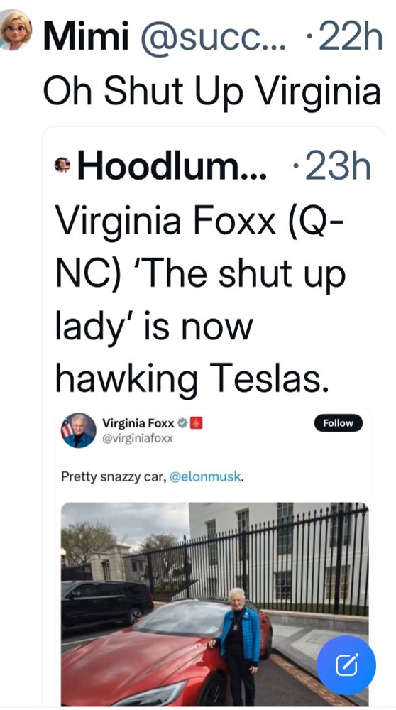 Shut up Lady hawking Teslas from @hoodlum