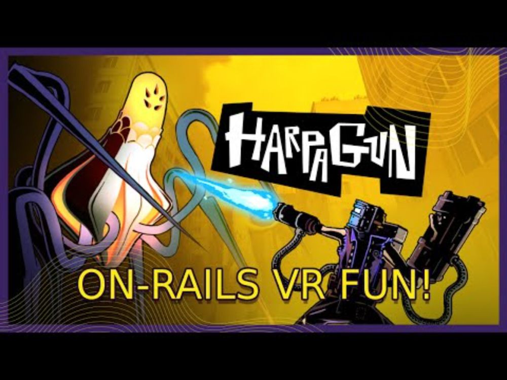 Harpagun Is On-Rails VR Fun!