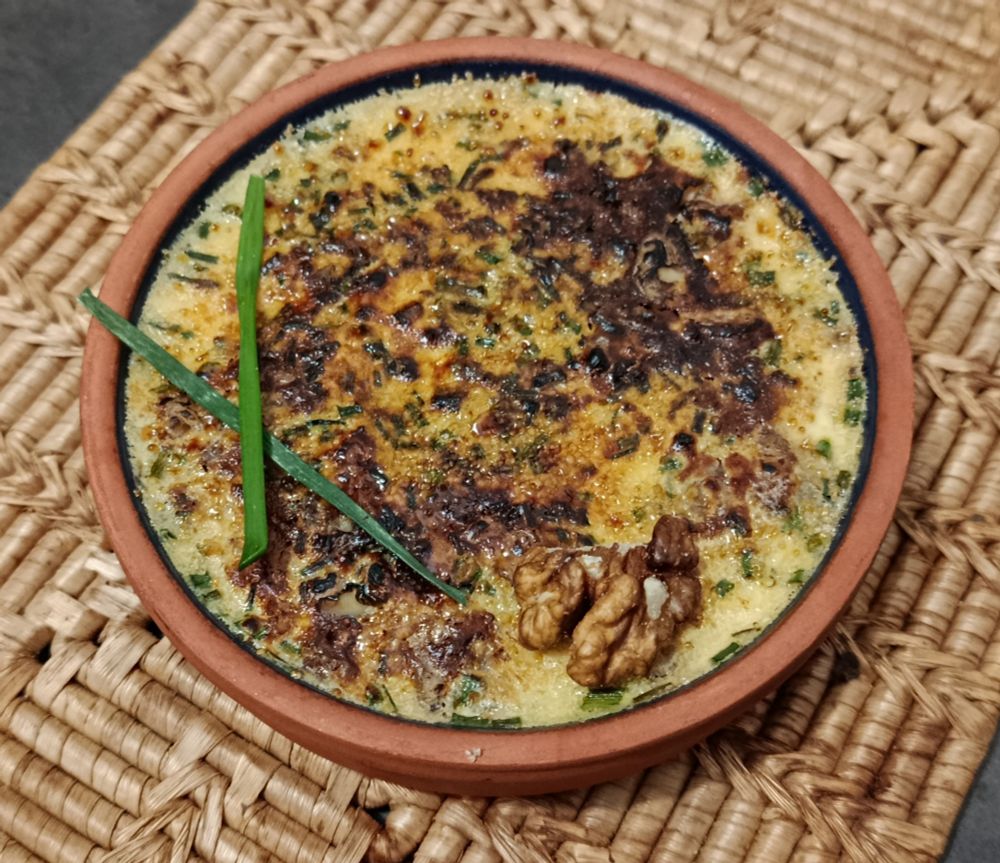 La même crème avec le dessus caramélisé.