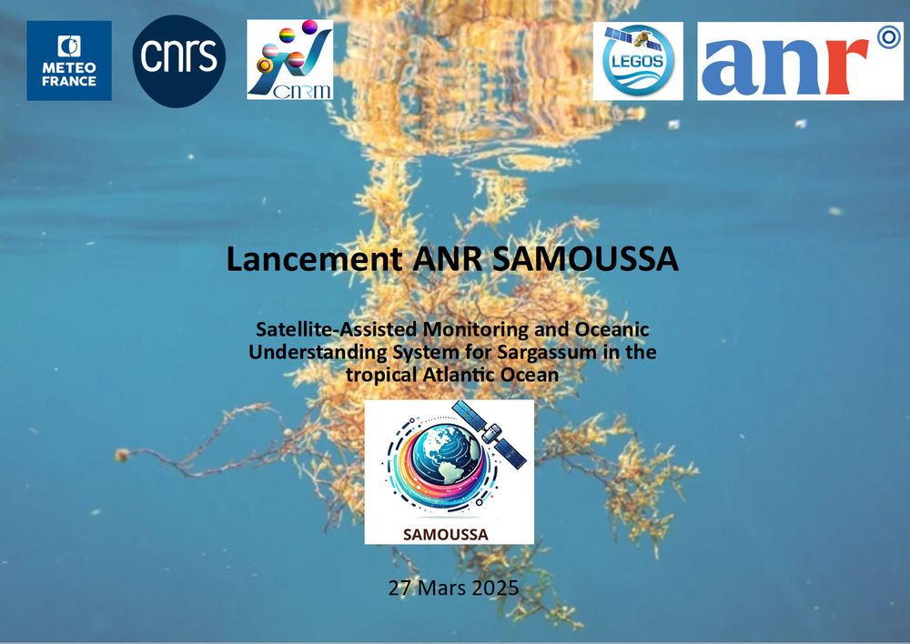 Diaporama de présentation du projet ANR SAMOUSSA présenté le 27/03/2025