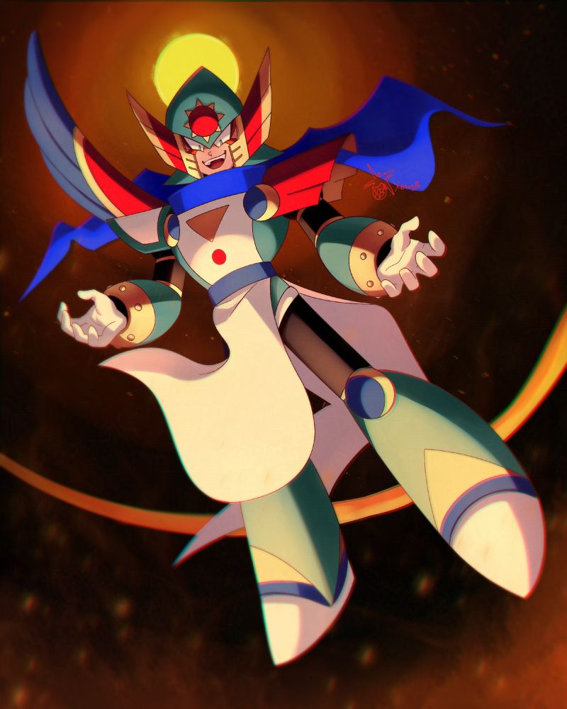 Art of my Mega Man oc, Trappist.