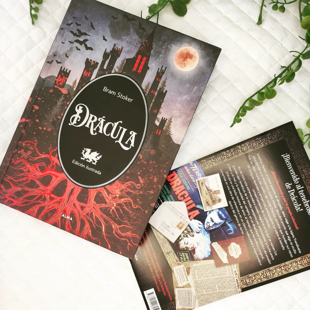 Portada y contraportada de Drácula de Alma