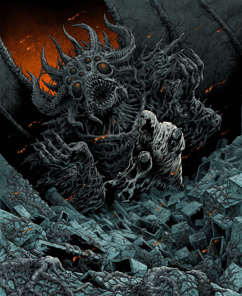 Card art for Magic: the Gathering “Death’s Shadow”