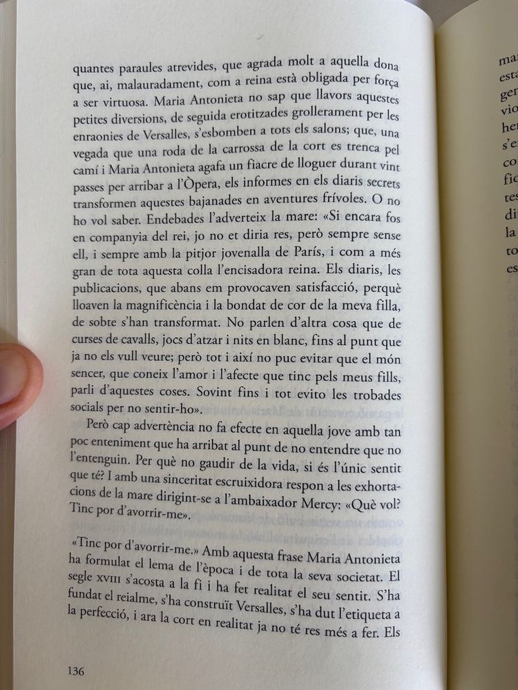 Sobre el lleure de Maria Antonieta