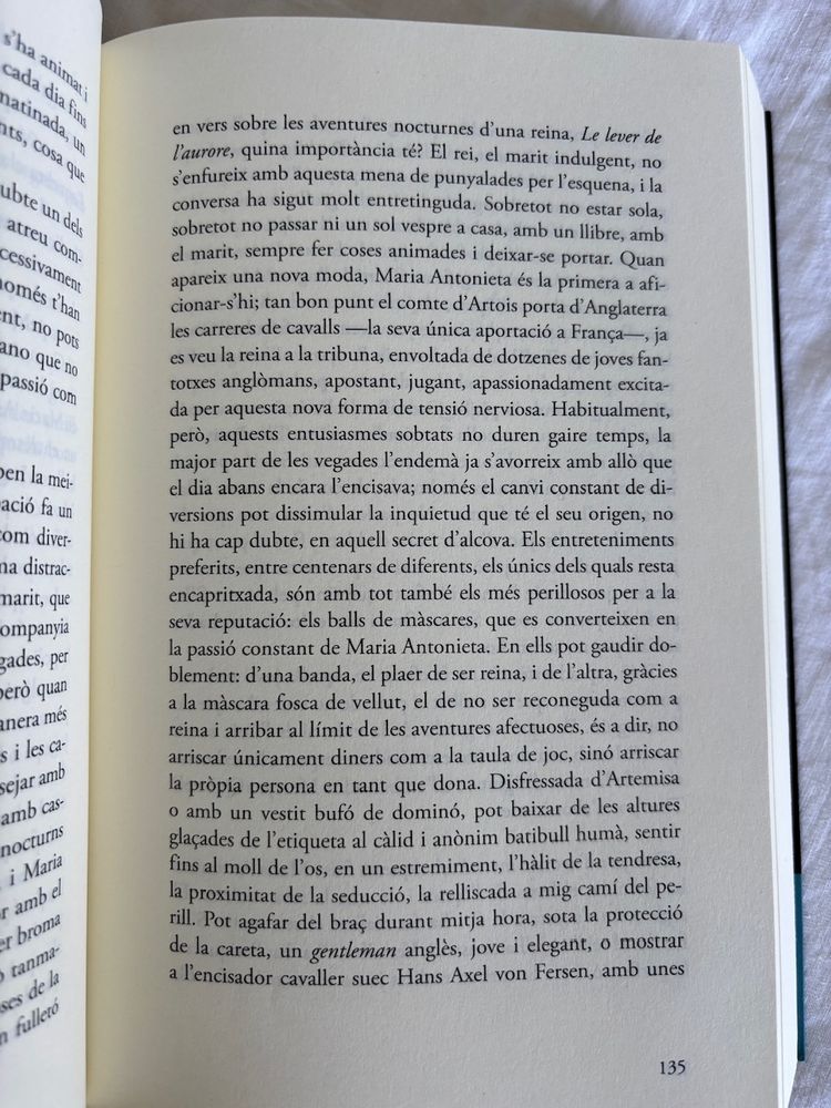 Sobre el lleure de Maria Antonieta