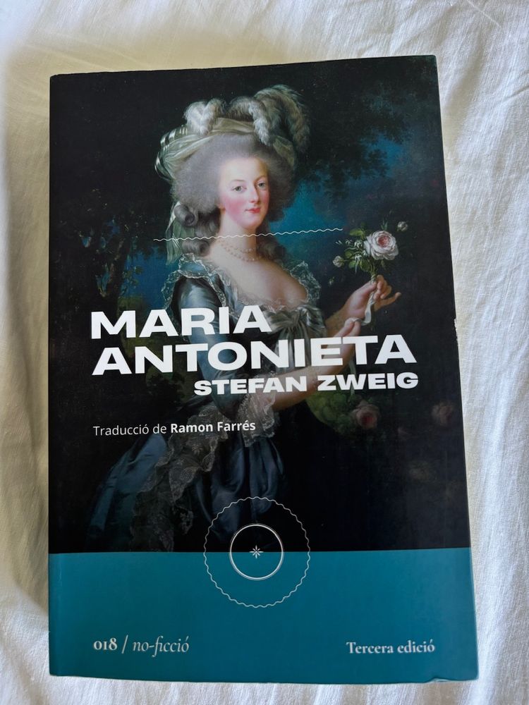 Coberta de Maria Antonieta, d’Stefan Zweig, Traduïda per Ramon Farrés.