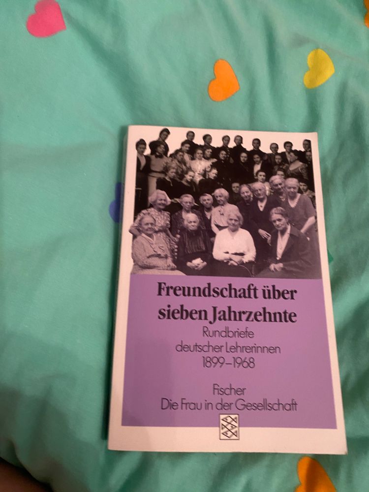 Cover of the book “Freundschaft über sieben Jahrzehnte” (approx. A Friendship Lasting Seven Decades)