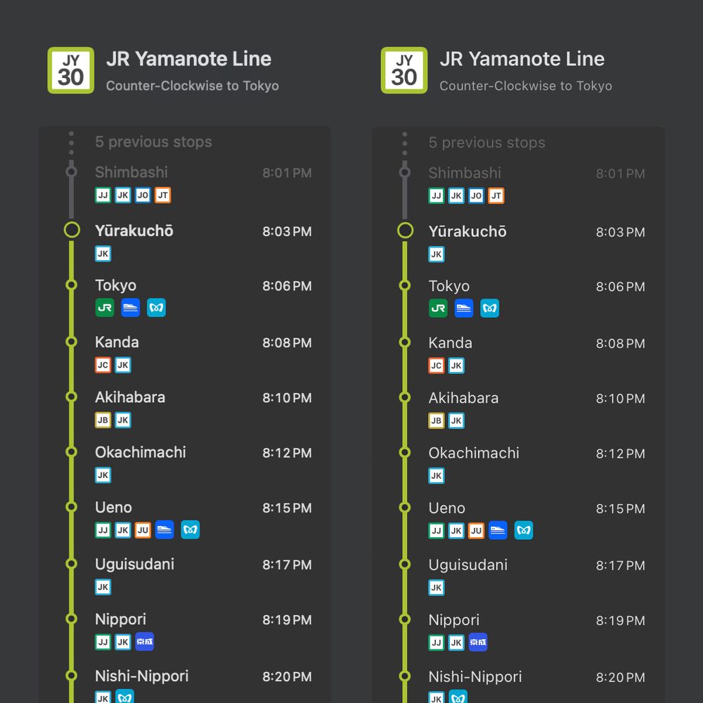 collage of 2 screenshots of the Maps app on macOS comparing default vs modified font rendering