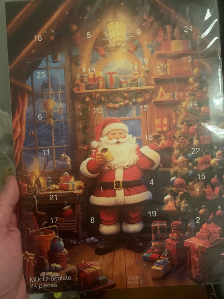 Bild på julkalender