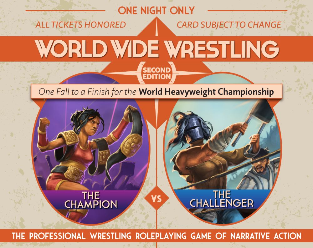 The tabletop roleplaying game of pro wrestling narrative action!