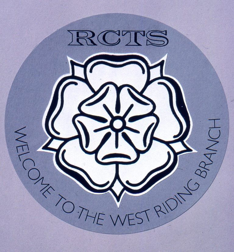 RCTS West Riding white Rose emblem 