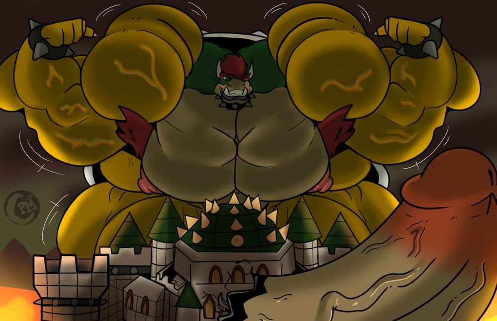 Bowser Wrecks His Castle