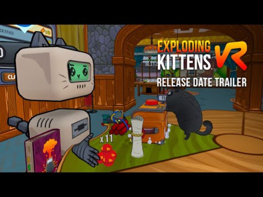 Exploding Kittens VR - Release Date Trailer