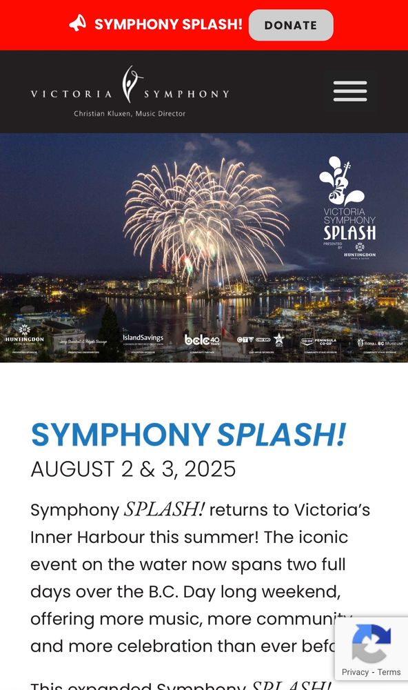 Symphony Splash poster 