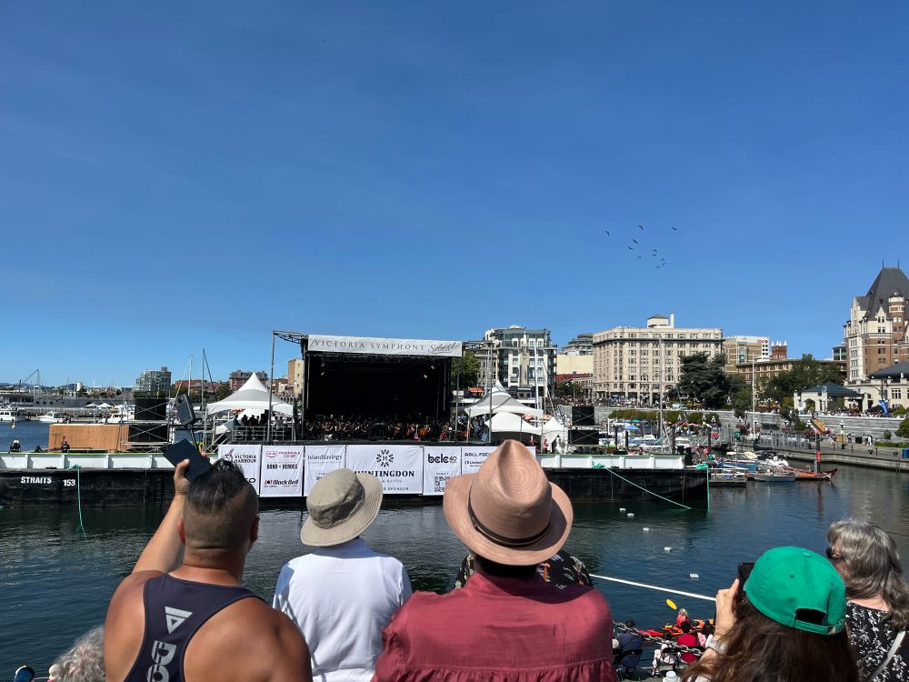 Splash barge with national youth orchestra. 