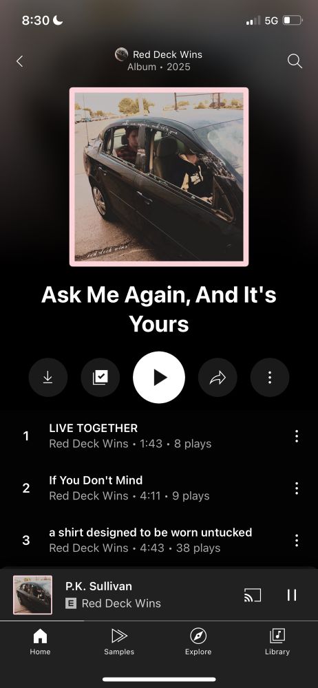 ask me again, and it’s yours by red deck wins 
