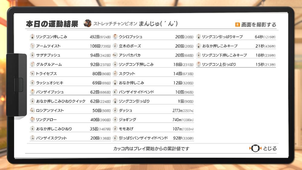 腕周りを避けているのが、よく分かるであろう詳細画面