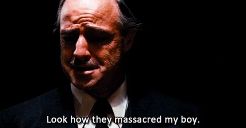 Look How They Massacred My Boy Godfather GIF