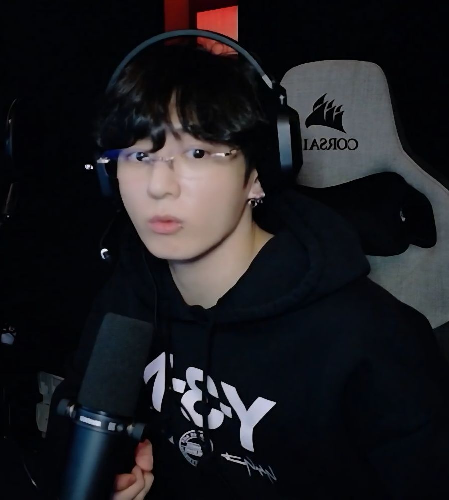 JK looking like a baby, to which he would reply, "I'm not a baby!"