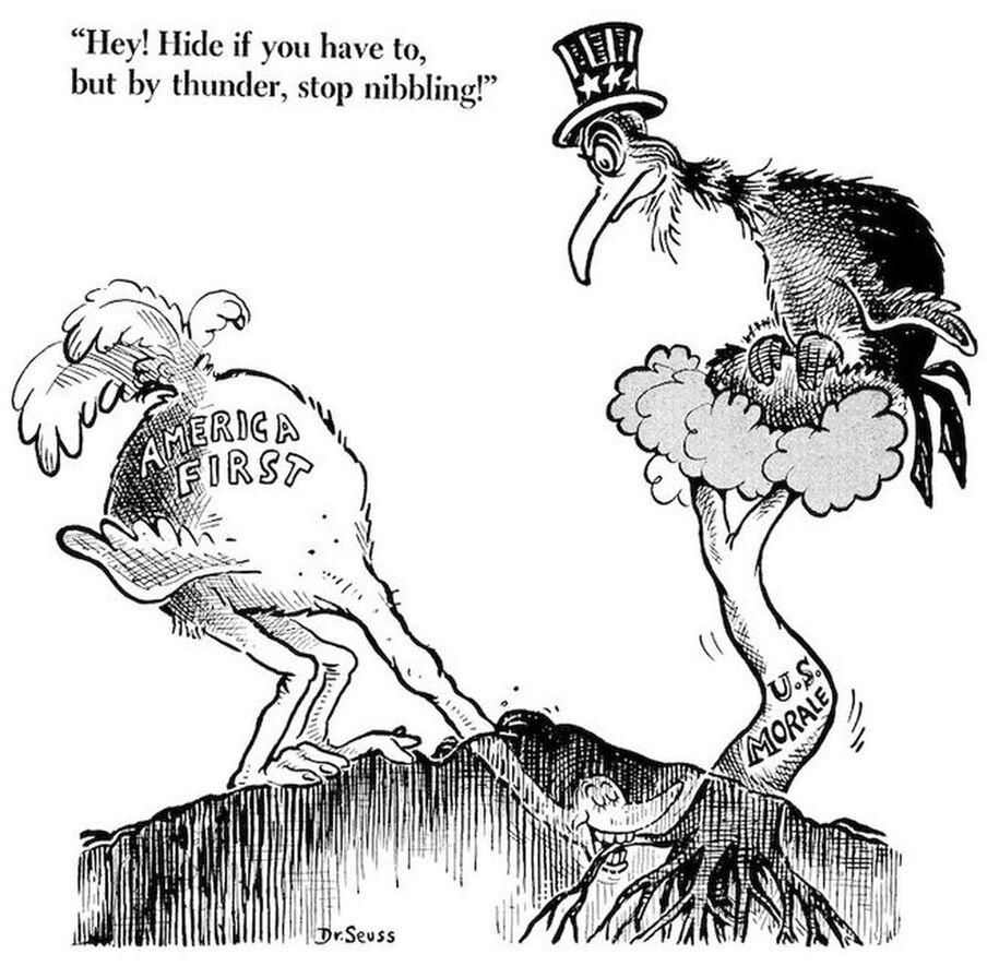 Dr. Seuss had some things to say about “America First”.