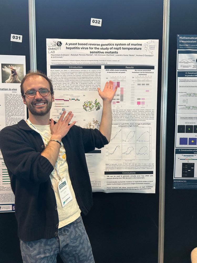 Max looking happy with his microsoc poster presentation 