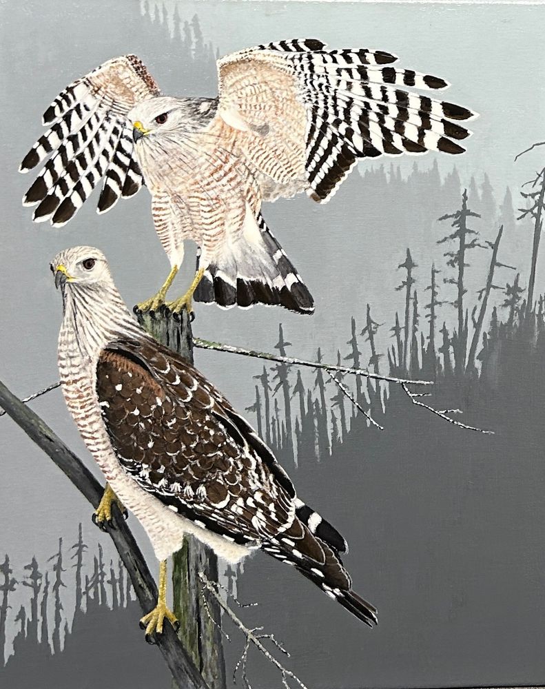 Peinture d’oiseau Bird Painting