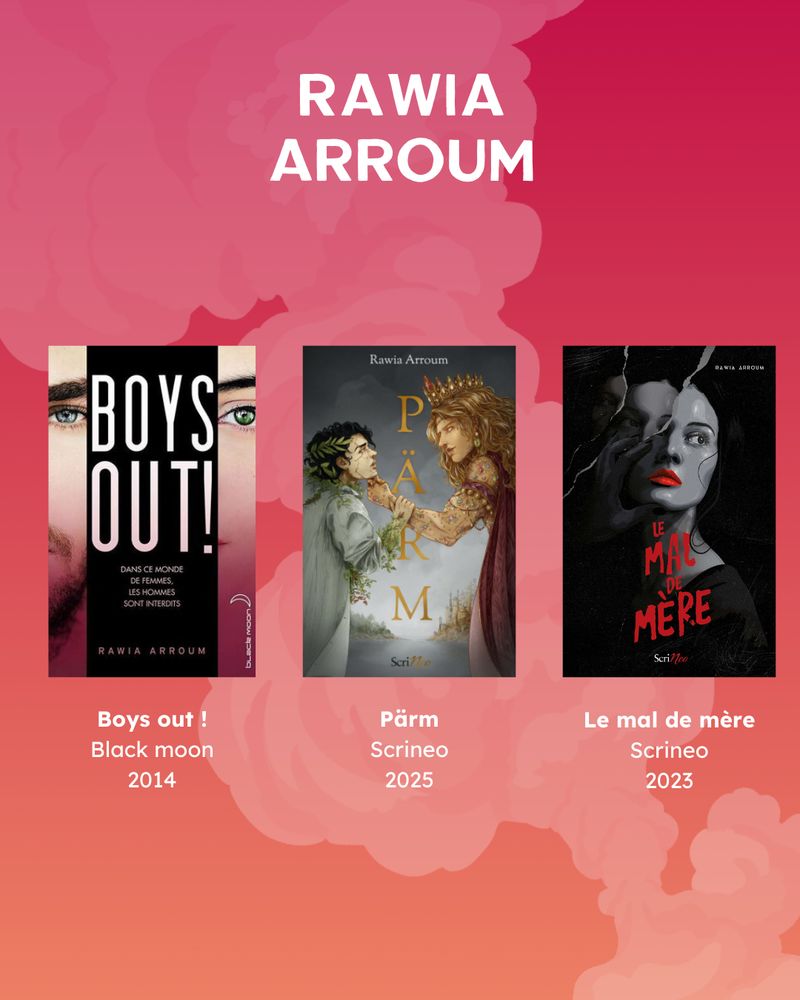 Couvertures des livres : Boys out !, Pärm et Le mal de mère 