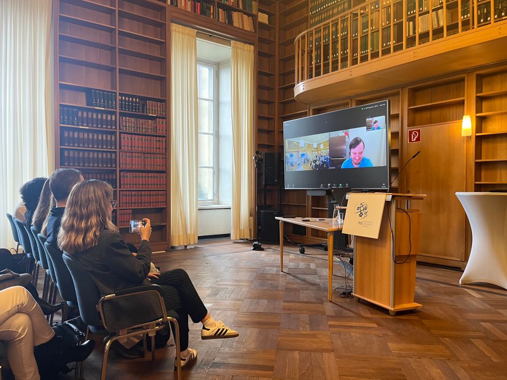 Speaker on screen