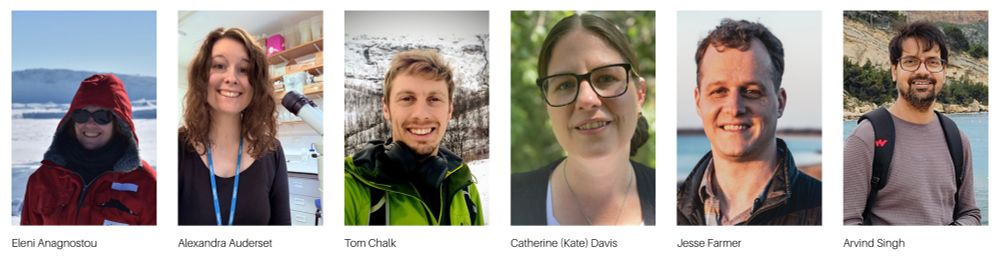 Theme 1 invited speakers at the ICP15, Eleni Anagnostou, Alex Auderset, Tom Chalk, Kate David, Jesse Farmer and Arun Singh.