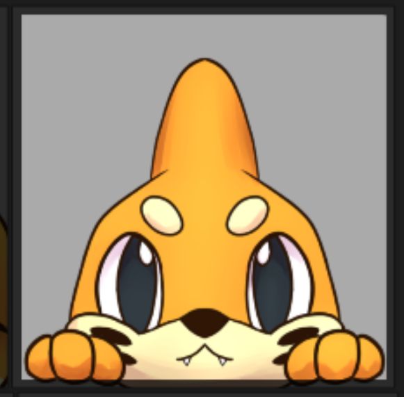 Buizel peeking, emote preview