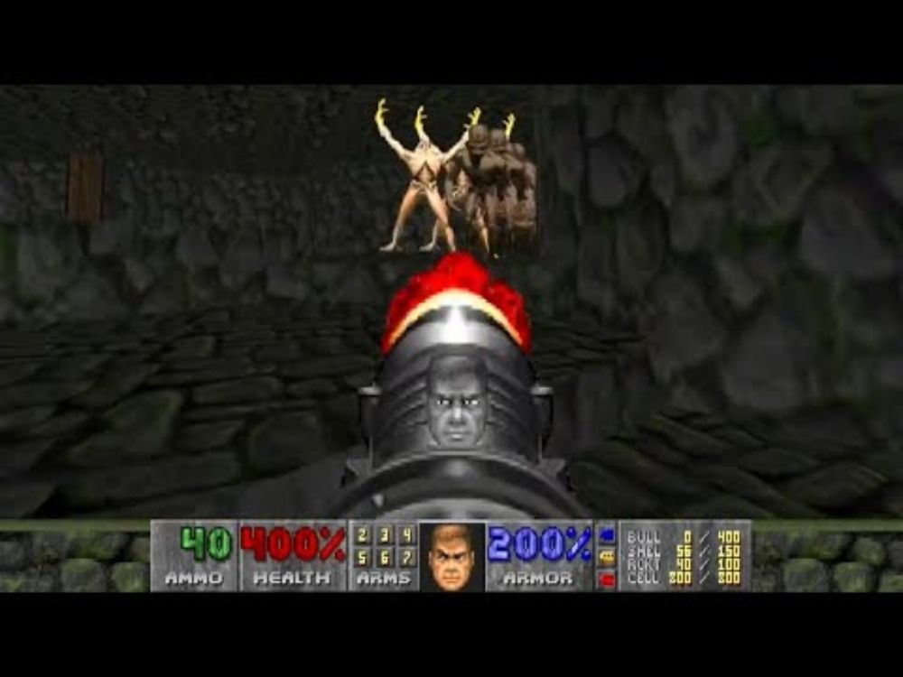 ModOhExtraFun! vs Plutonia (50x monsters) oh yes