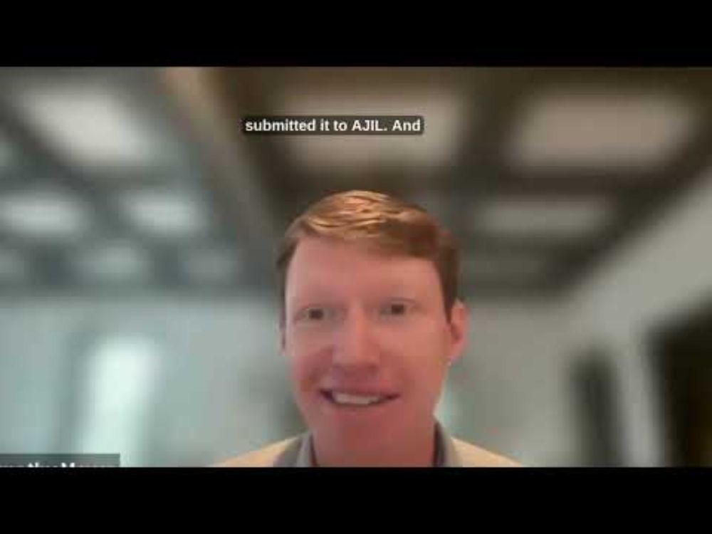 AJIL Board of Editors Spotlight: Tim Meyer
