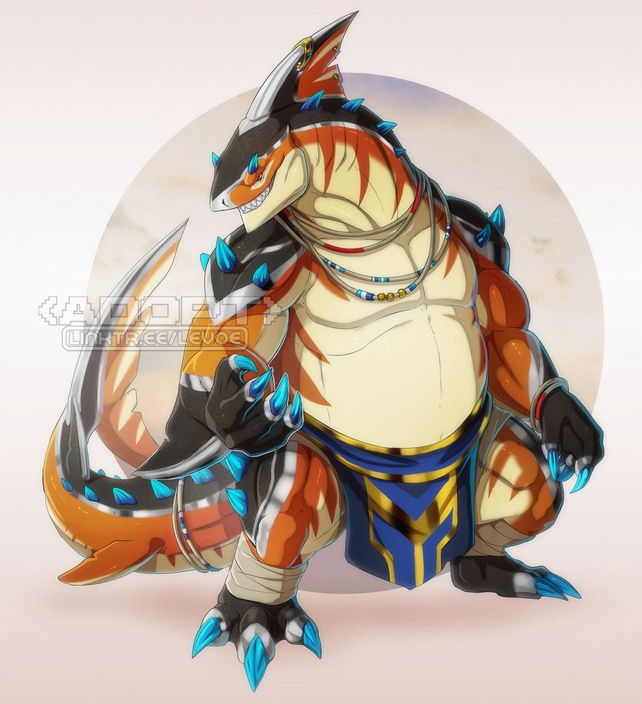 shark creature fantasy mythical anthro furry art 