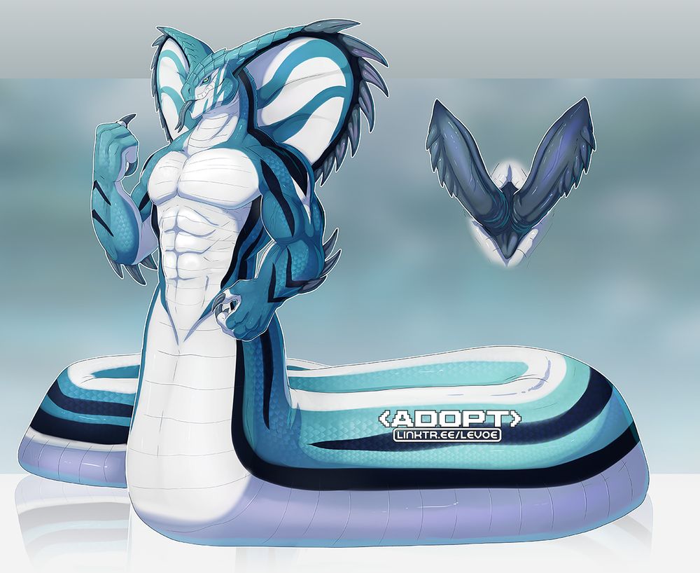 Naga scalie dragon snake mythical creature fantasy furry art furry