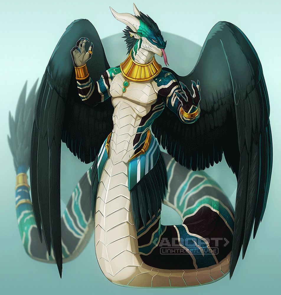 Naga scalie dragon snake mythical creature fantasy furry art furry