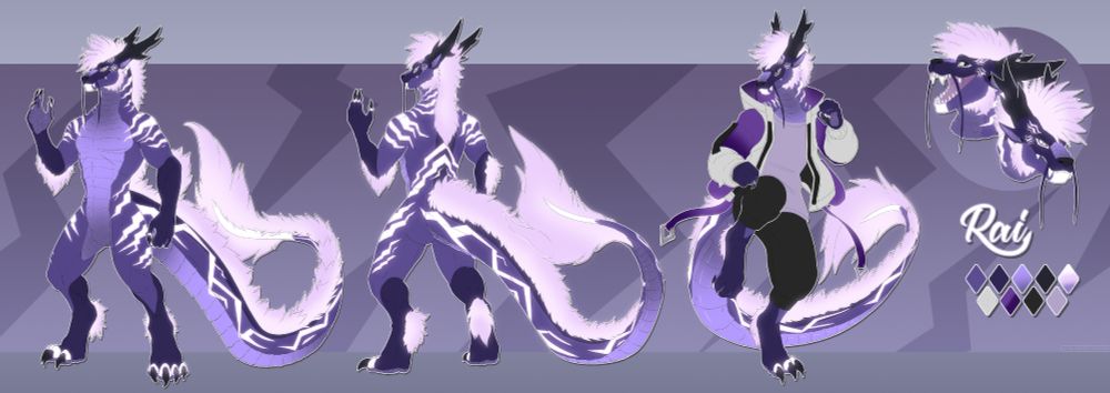 reference sheet karth rai eastern dragon anthro ref