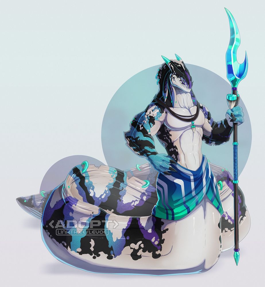 Naga scalie dragon snake mythical creature fantasy furry art furry