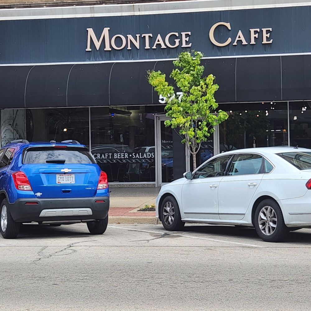 Picture of the outside of the Montage Cafe