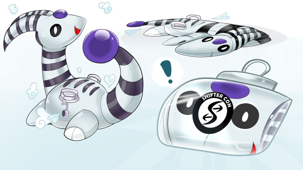 Atyno becomes a nessie pool toy and is then deflated. He's afterwards packaged to be sold at ShifterCon
