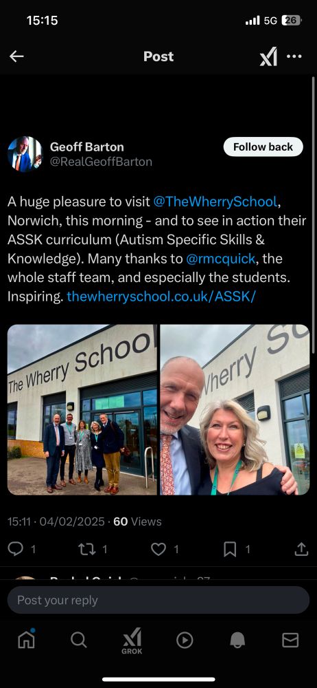 Visit notification The Wherry School 